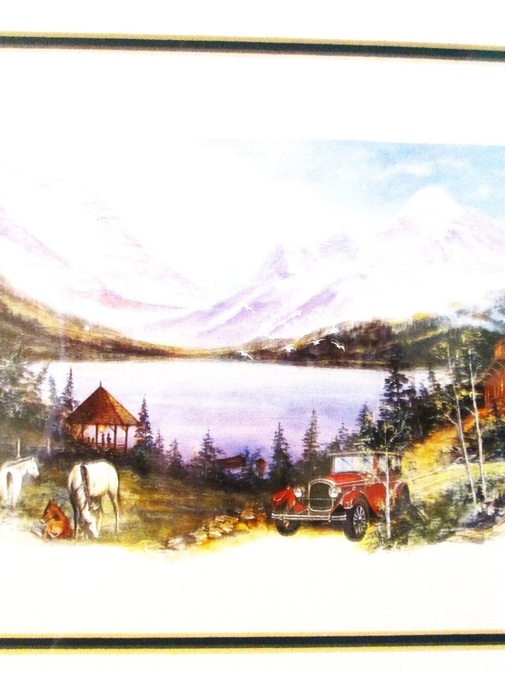 Mid 20th century (modern) country scene by Renza Novatni